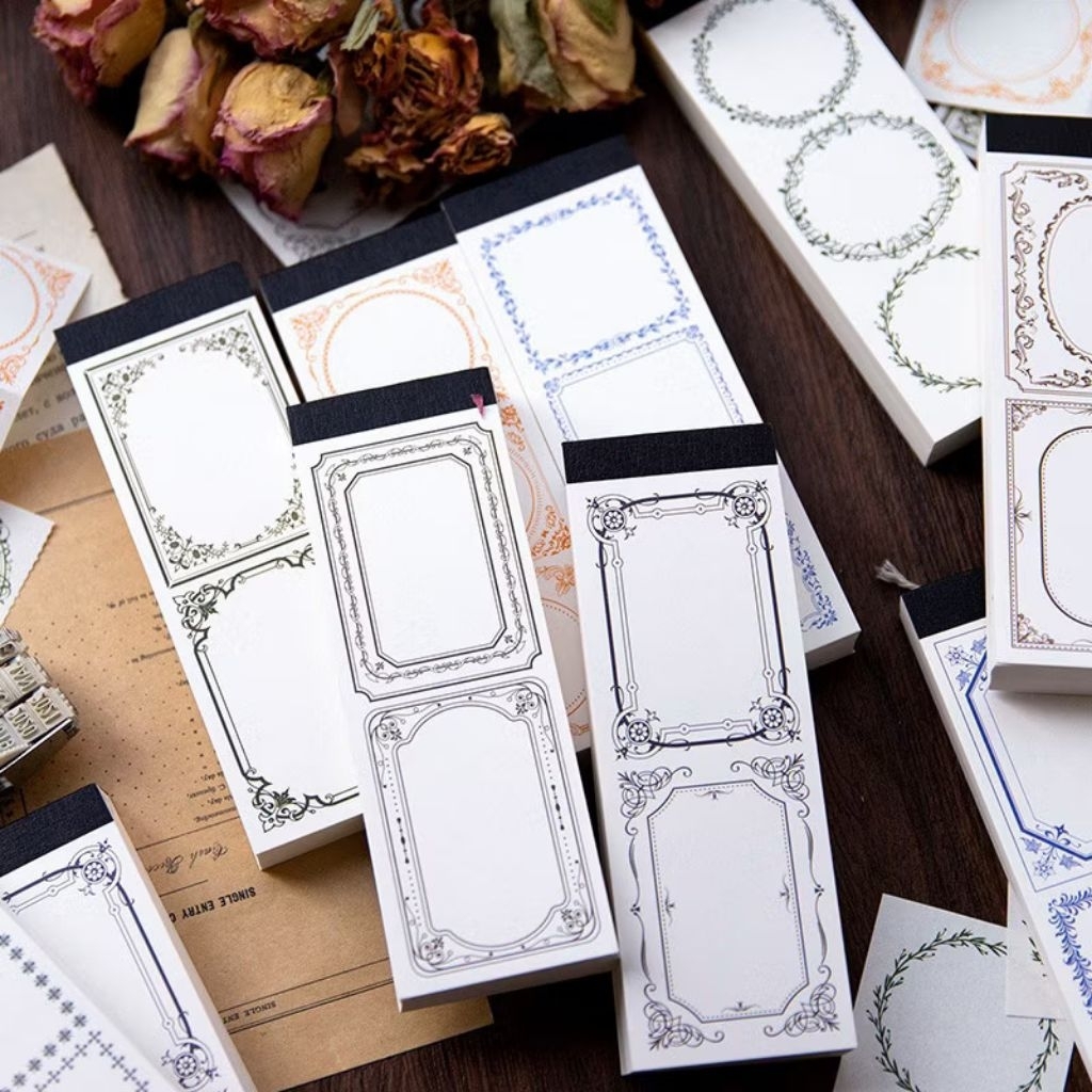 

Deco paper kertas memo untuk journaling scrapbooking / journaling kit