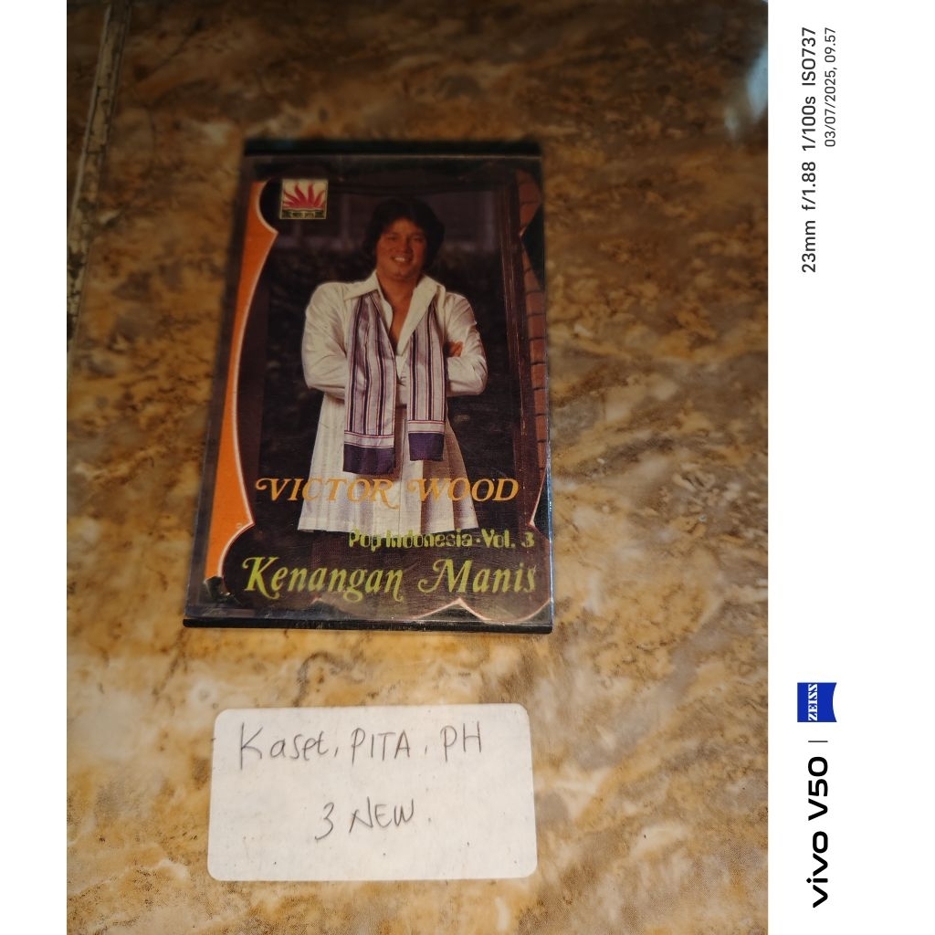 Kaset Pita - Victor wood Pop Indonesia Vol 3 Kenangan Manis
