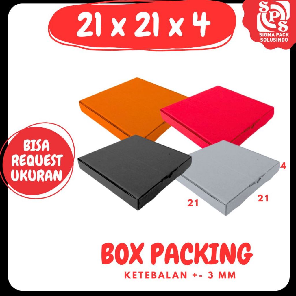 

Box 21x21x4 LD Kardus Pizza Hampers Kotak Makanan Box Baju Tempat Jersey Dus Souvenir | Zigma Shop