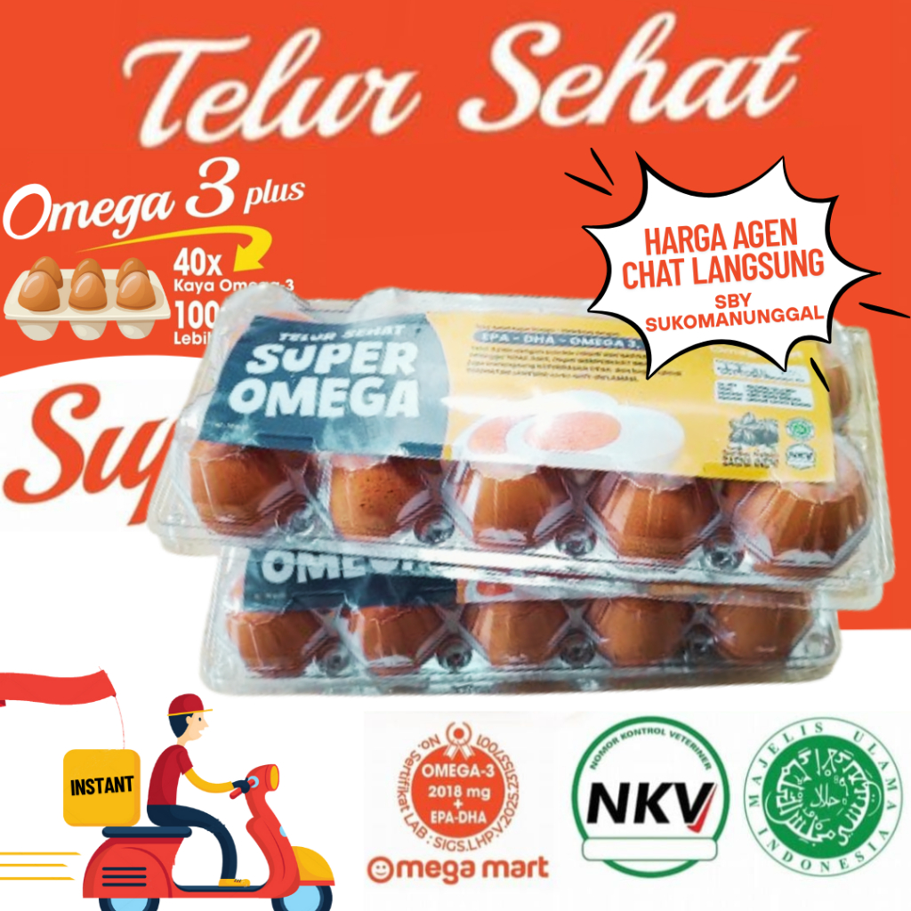 

INSTANT PENGIRIMAN TELUR OMEGA 3 100% SEHAT SURABAYA
