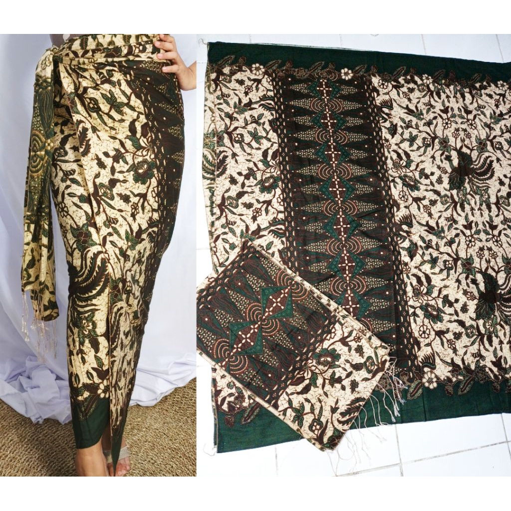 Kamen Sutra Paris Lembaran Set Selendang Premium Terbaru | Kamen Bali | Kamen Lembaran Bali | Endek 