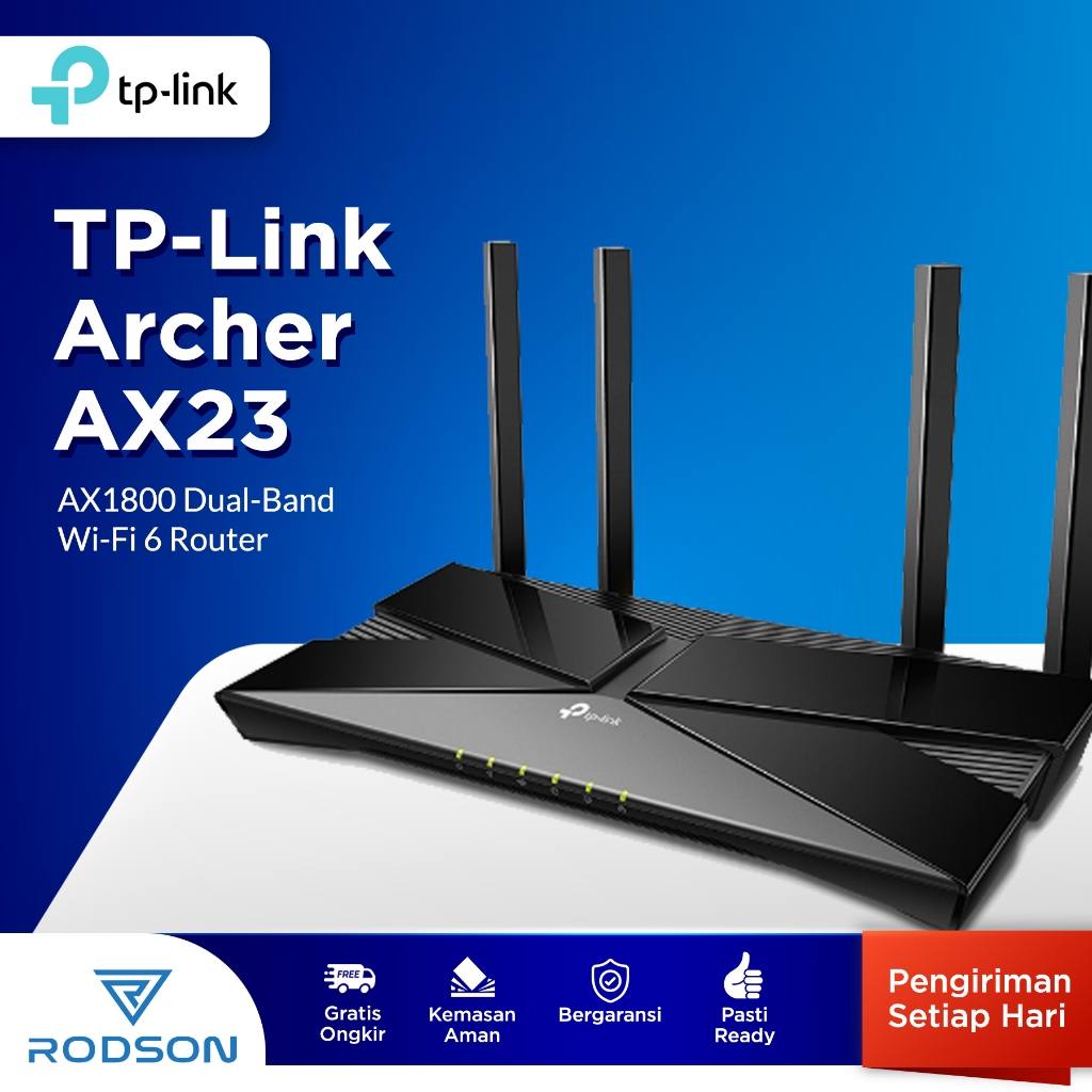 TP LINK Archer AX23 AX1800 Dual Band Wifi 6 Router Tplink AX 23
