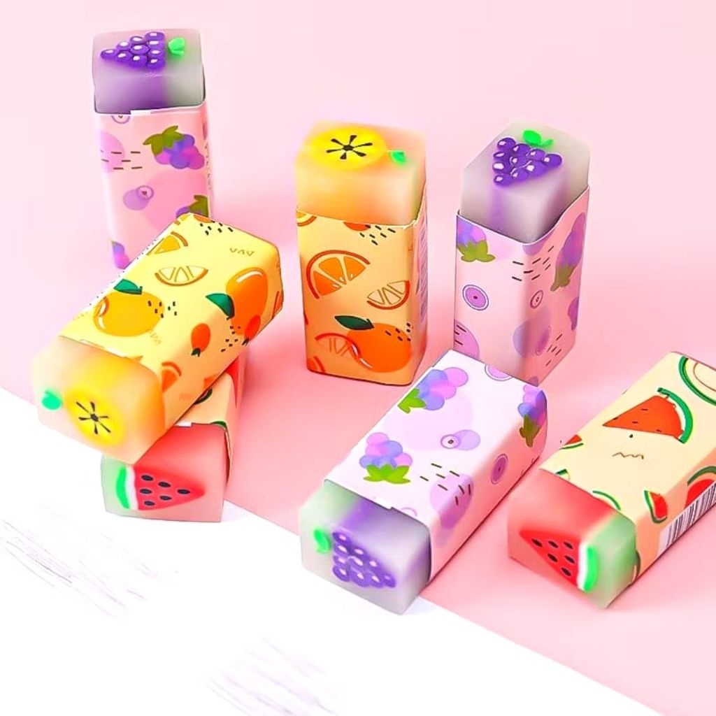 

Penghapus Fruit Lucu/Penghapus Pensil Motif Buah Fruits Eraser