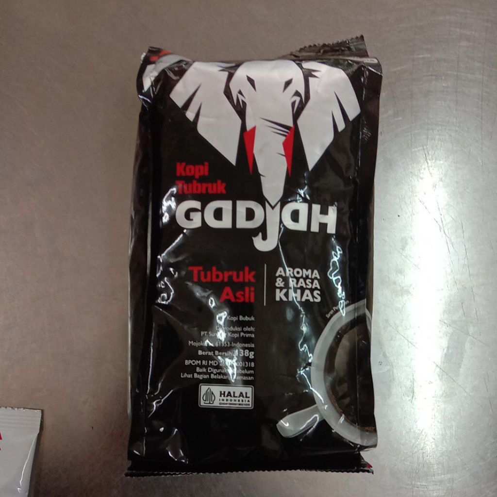 

Kopi Tubruk Gadjah Asli 138gr