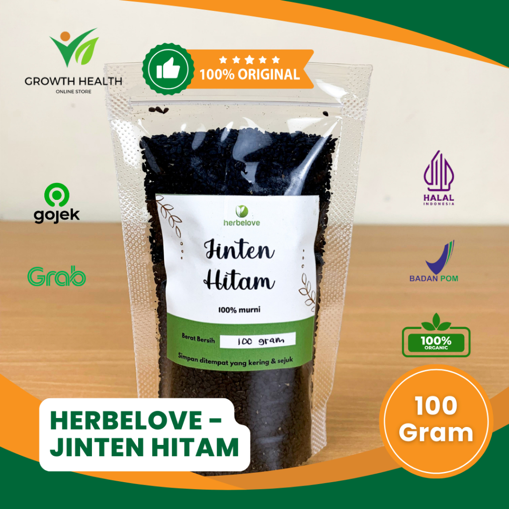 

HERBELOVE – JINTEN HITAM KERING 100% MURNI 100 GRAM