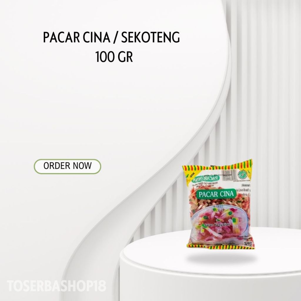 

PACAR CINA / SEKOTENG / PACAR CINA CAP JERUK / 100 GR