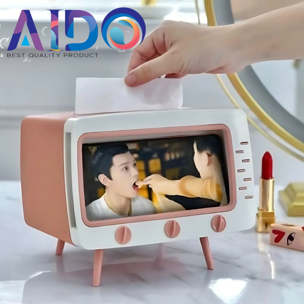 [Khusus Grosir] Kotak Tissu Model Tv Kotak Tisu Estetik Kotak Tisu Tv Grosir