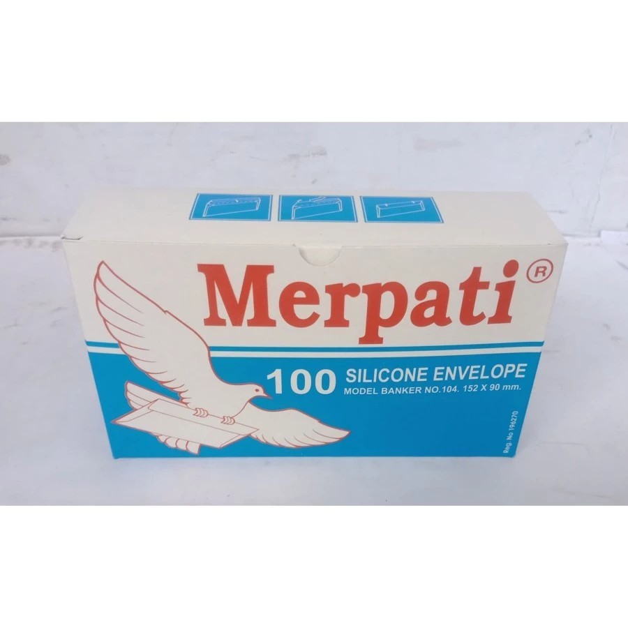 

ATK - Amplop MERPATI No 104 152 x 90 mm (1 kotak)