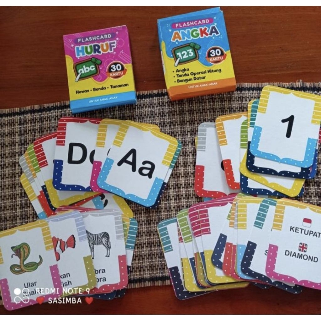 Flash Card Huruf / Kartu Huruf