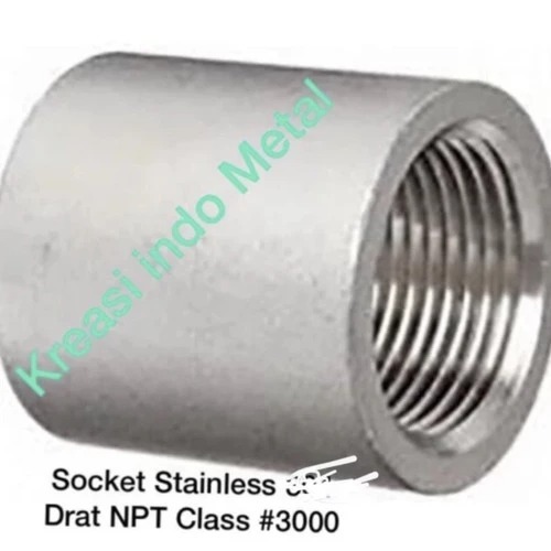 1/2” Socket Drat Stainless -SS 316 Class 3000 Sock ss316 Coupling