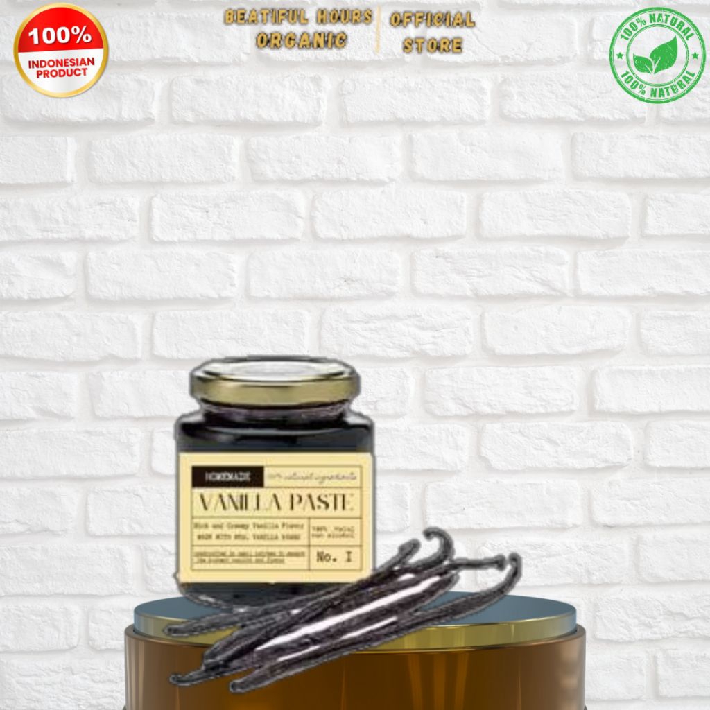 

Vanilla Pasta Halal 100gr- Pure Premium Gourmet Non Alkohol HomeMade