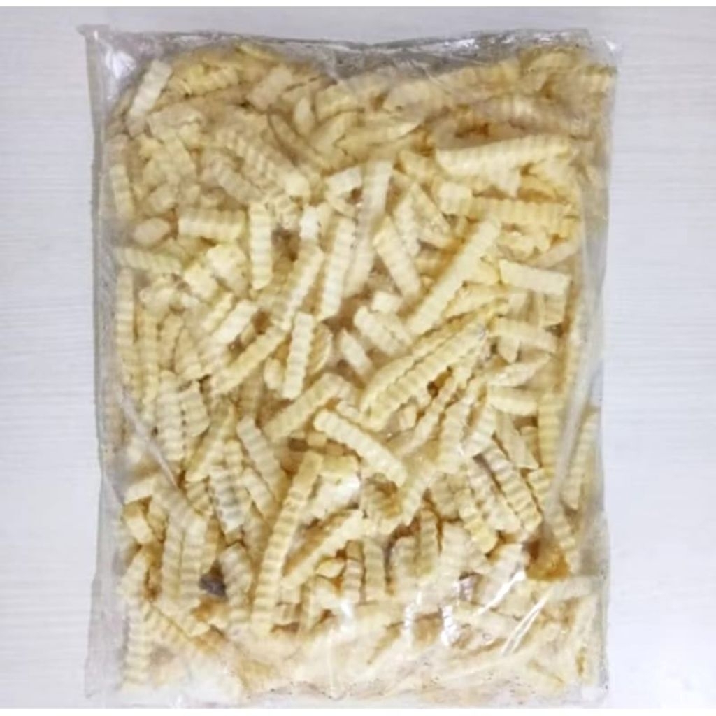 

Kentang Goreng import Aviko Crinckle Cut 2,5 KG