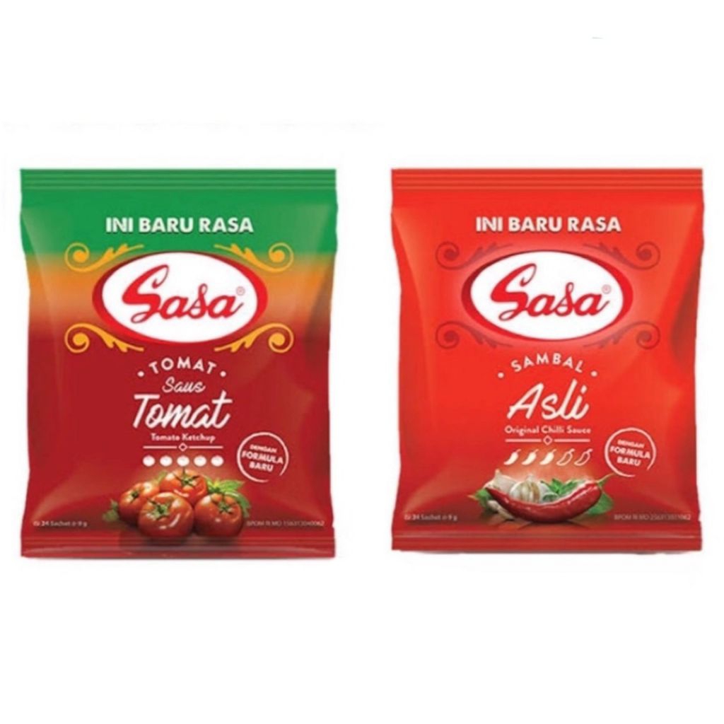 

Saus Sasa sachet tomat dan sambal 24 pcs