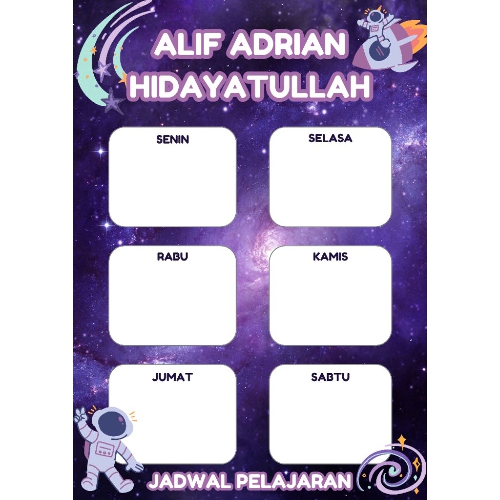 

Jadwal Mata Pelajaran