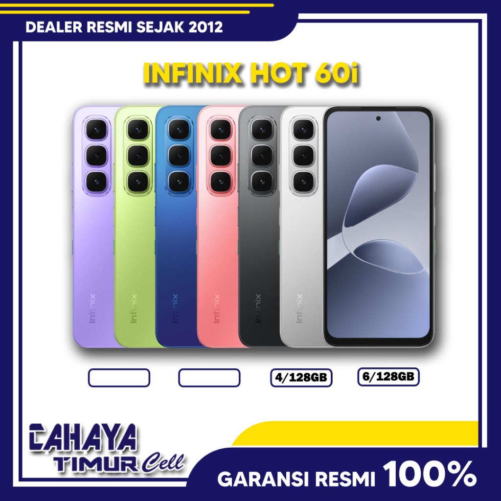 INFINIX HOT 60i RAM [ 8/256GB ] SMARTPHONE GARANSI RESMI