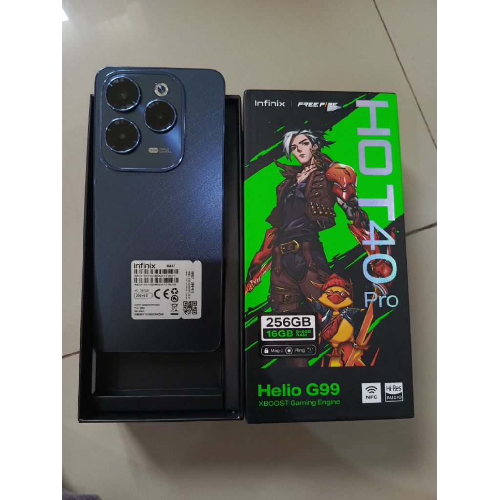 infinix Hot 40 Pro Second Fullset