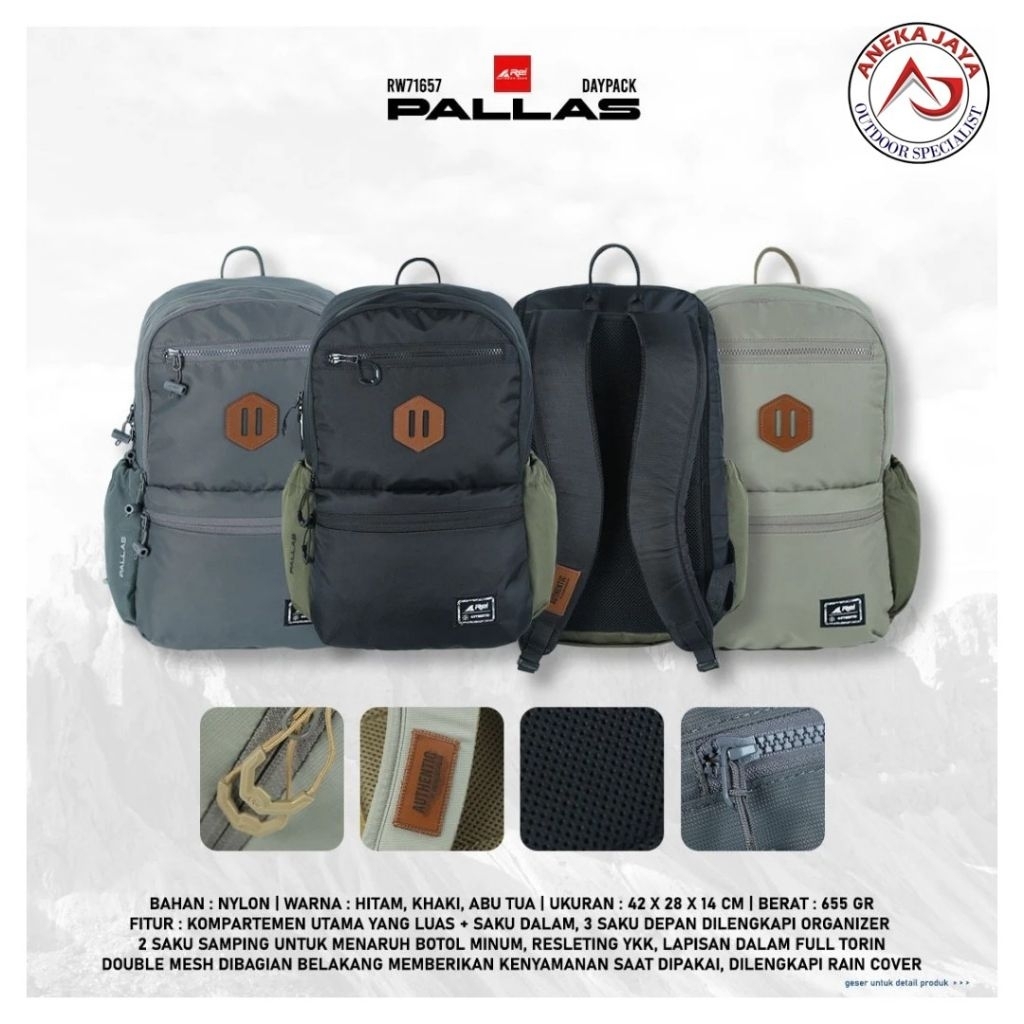 TAS RANSEL LAPTOP AREI PALLAS