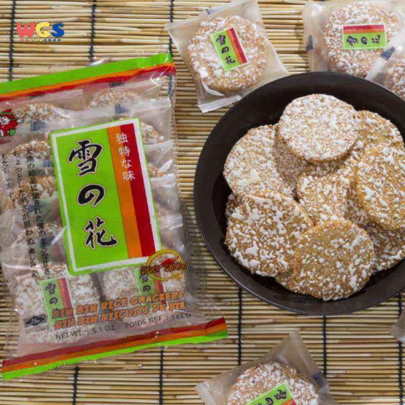 

[oddsolshop] pekanbaru/Bin Bin Rice Crackers Spicy Snow 145GR Biskuit Kreker Kue Beras Pedas Manis