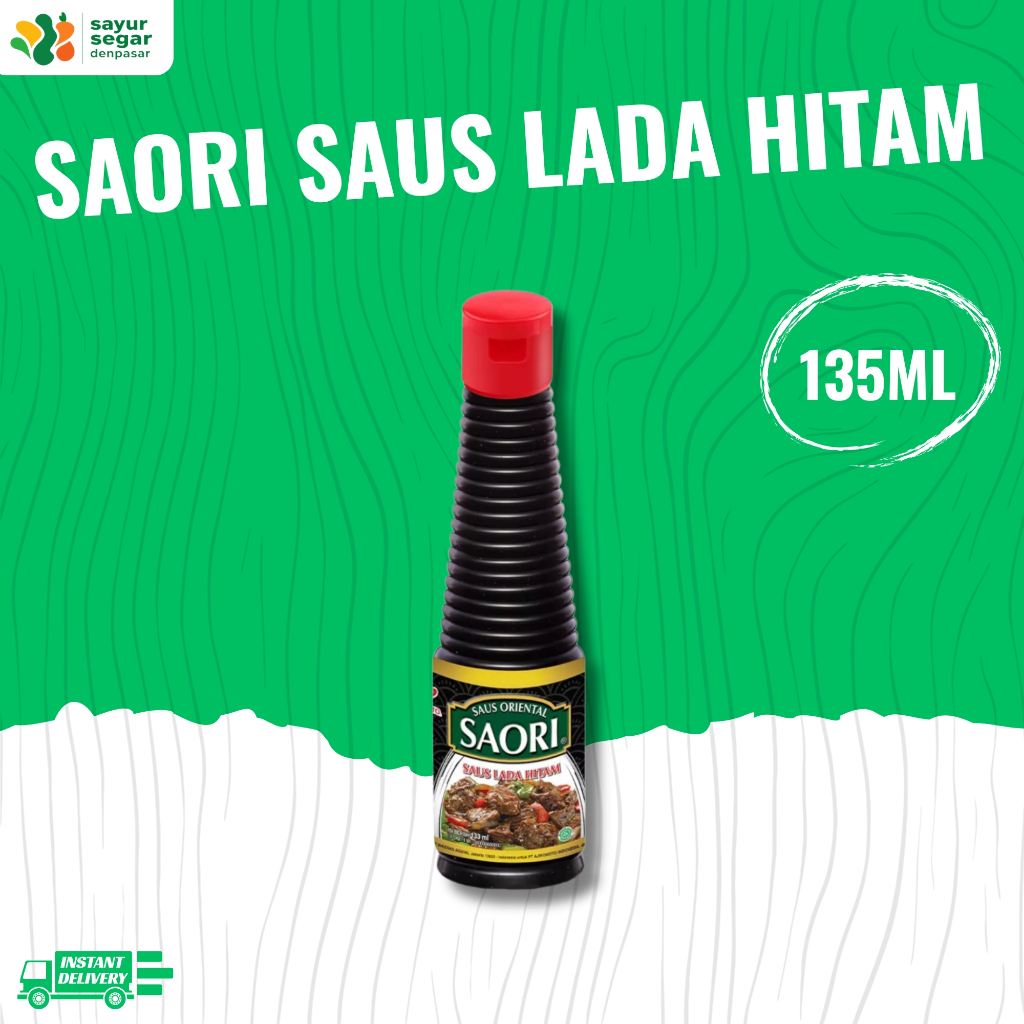 

Saori Saus Lada Hitam Botol 135ml - Sayur Segar Denpasar