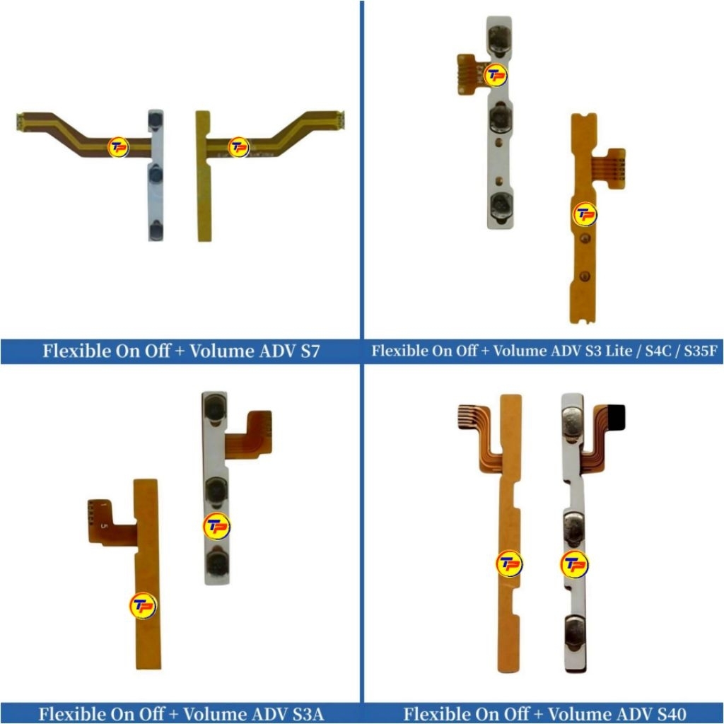 Flexible On Off + Volume Advan S7 - S3 Lite - S4C - S35F - S3A - S40