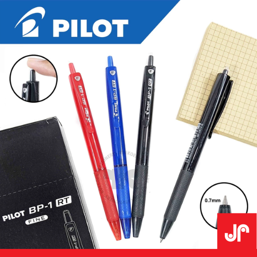 

PILOT BP-1RT 0.7MM / PULPEN RETRAC PILOT / PILOT BALL PEN CLICKER BP-1 RT PENA PULPEN CETEK PILOT BP-1RT [12PCS]/ 1 PAK