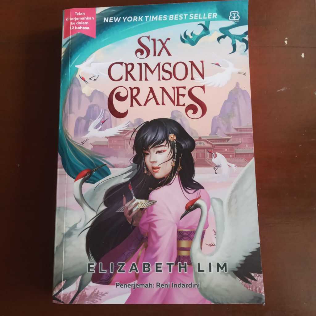 PRELOVED SIX CRIMSON CRANES