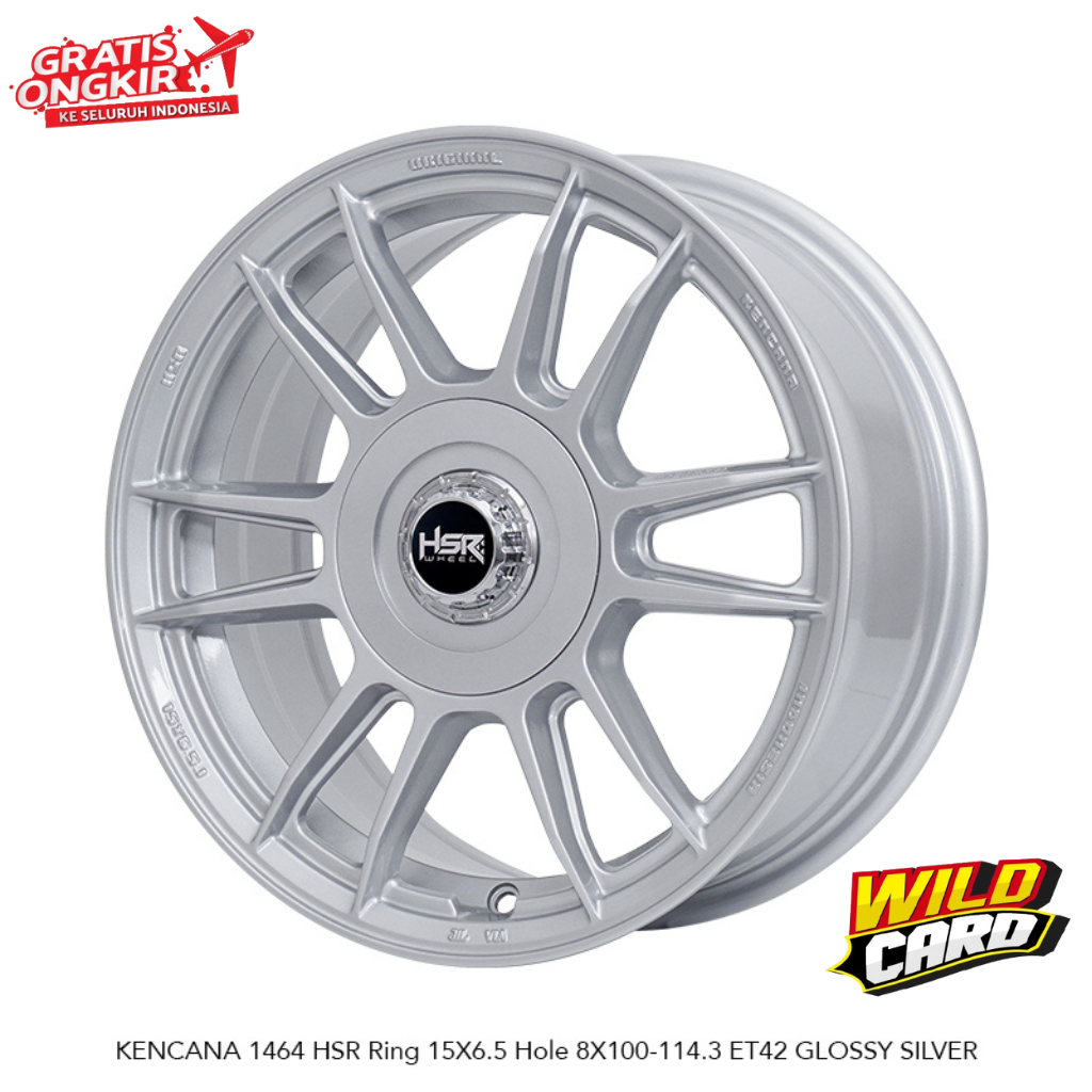 Jual Velg Mobil Brio Spin  Xenia Cortez dll HSR KENCANA SILVER