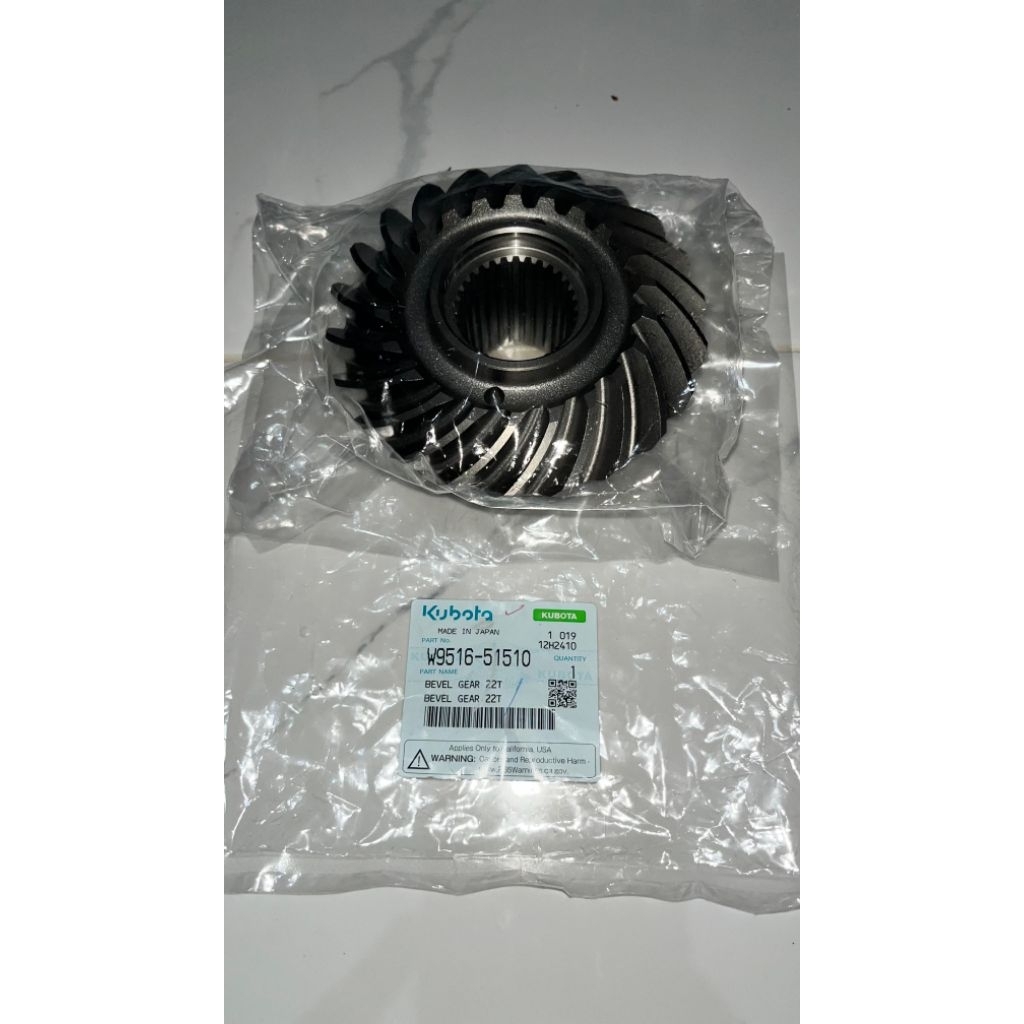 GEAR BEVEL 22T KRX164 KUBOTA