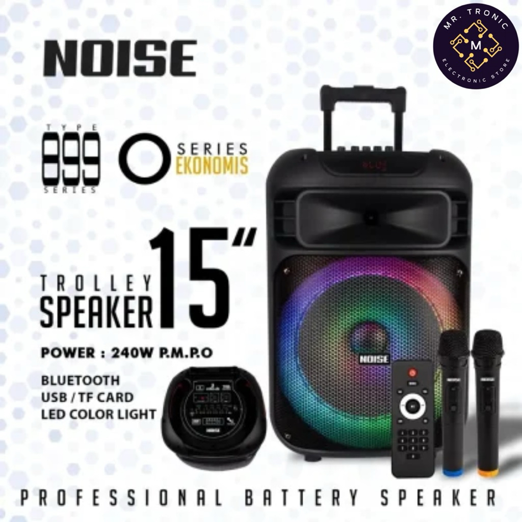NOISE Speaker 899 O 15 inch | 899 O 12 inch Bluetooth Portable Wireless