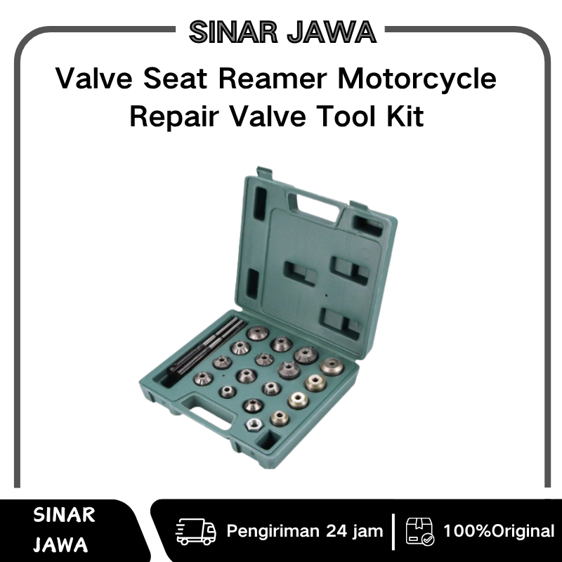 g_Valve Seat Reamer Motor Honda Suzuki Alat Perbaikan Mesin Sepeda Motor Set Kepala Gerinda dan Ream