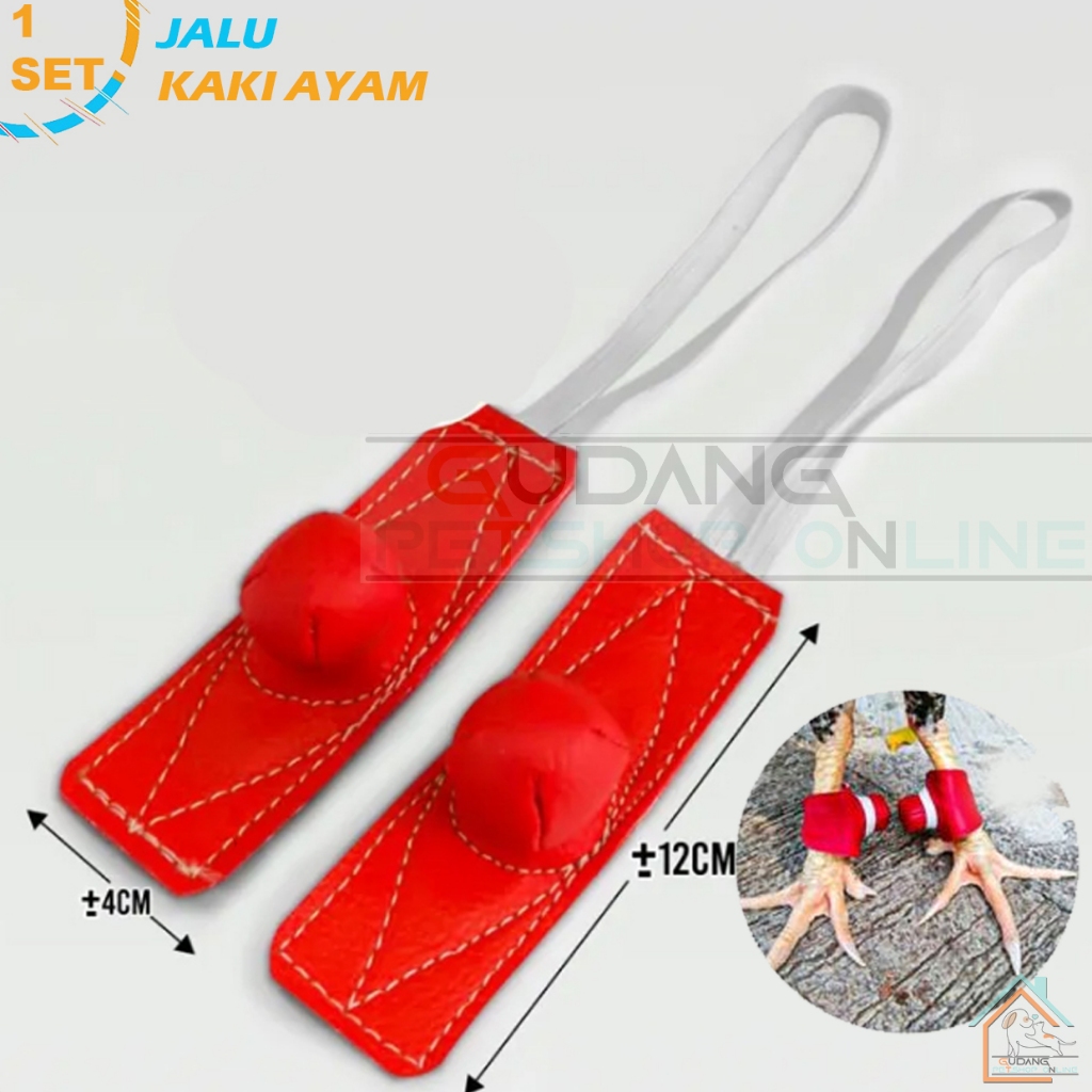 Bungkus Jalu Ayam Sempati Pembungkus Pelindung Jalu Kaki Ayam Laga Aduan Petarung Jantan Bangkok Kon
