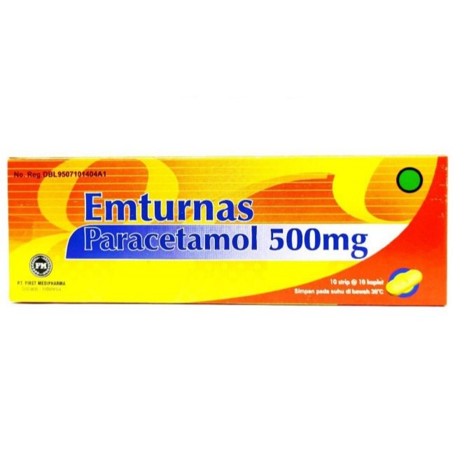 EMTURNAS PARACETAMOL 500 MG