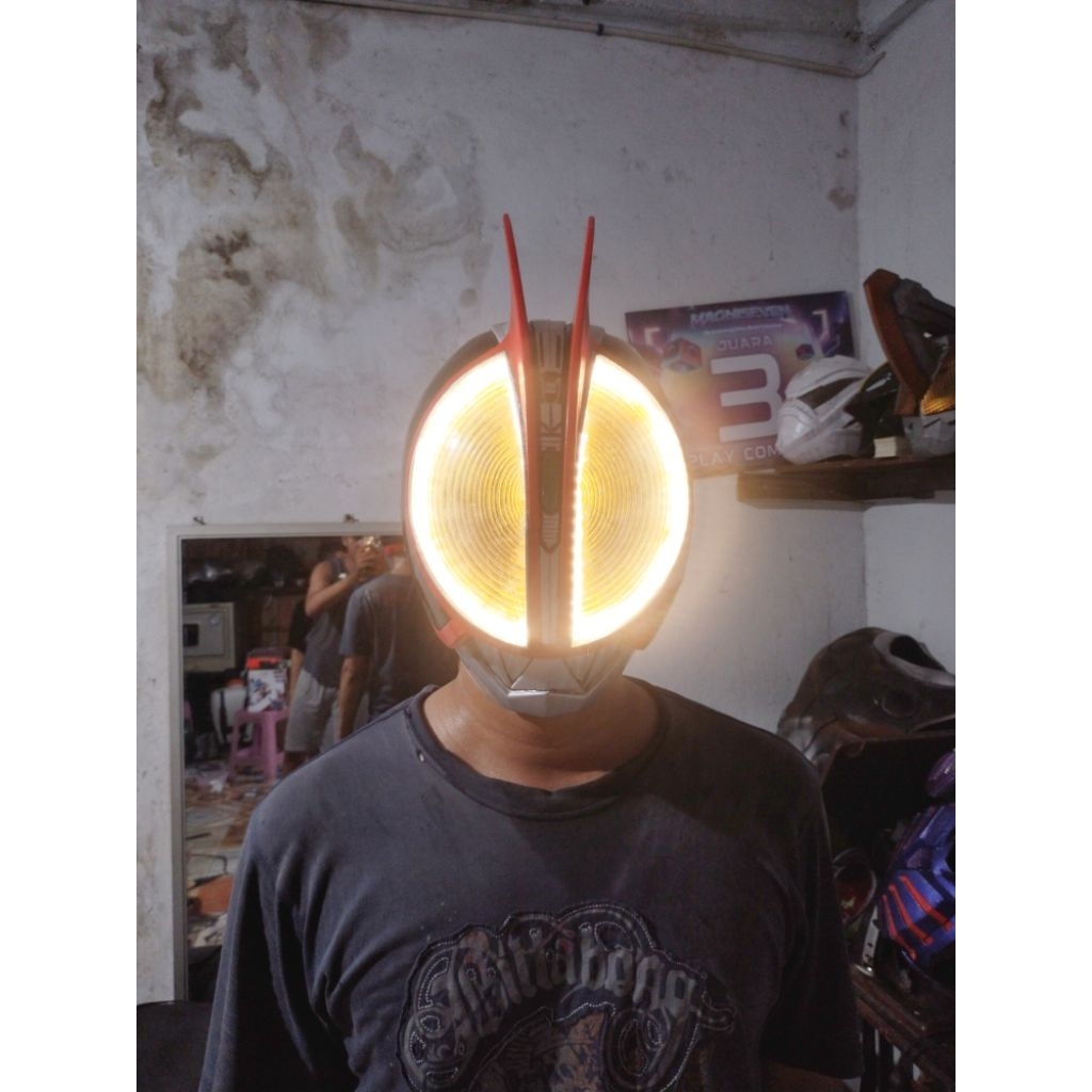 Helm Cosplay Kamen Rider Faiz (3d Print)