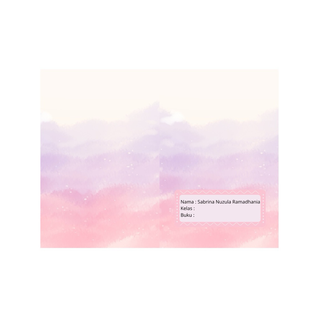 

sampul buku tulis standar