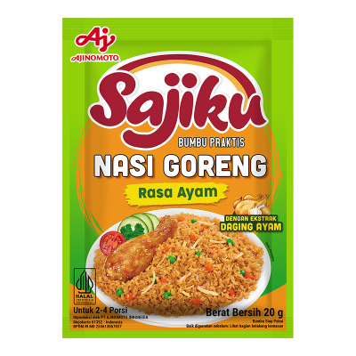 

Sajiku Bumbu Nasi Goreng Ayam Instan 20 gr