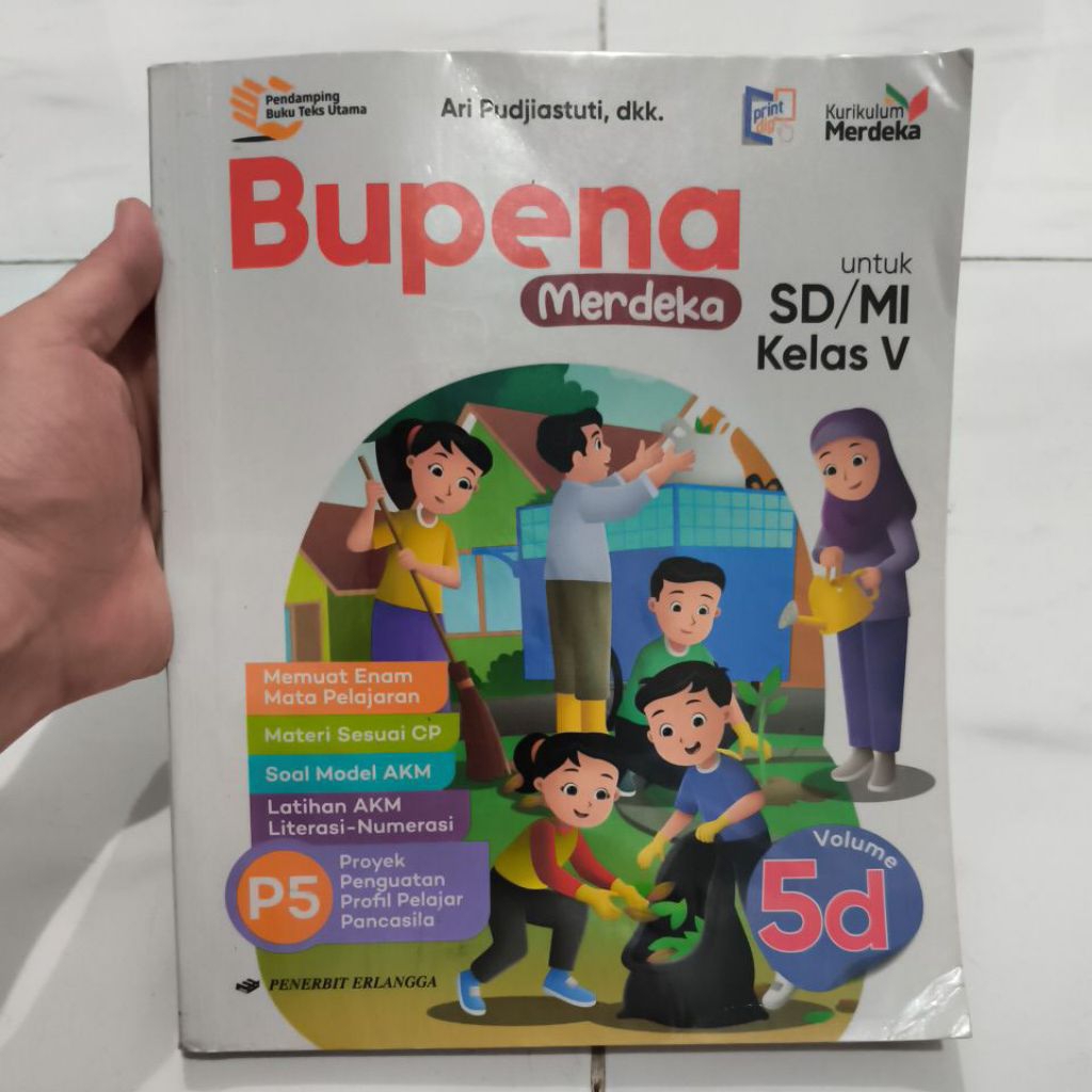 Buku BUPENA 5D Kurikulum Merdeka Bekas