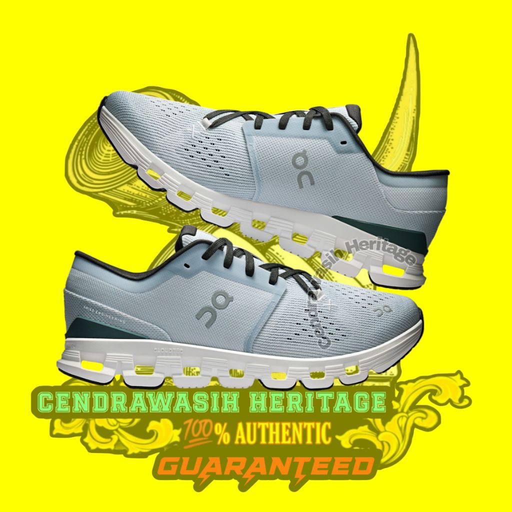 On Running Cloud X 4 Glacier Stone 100% Original