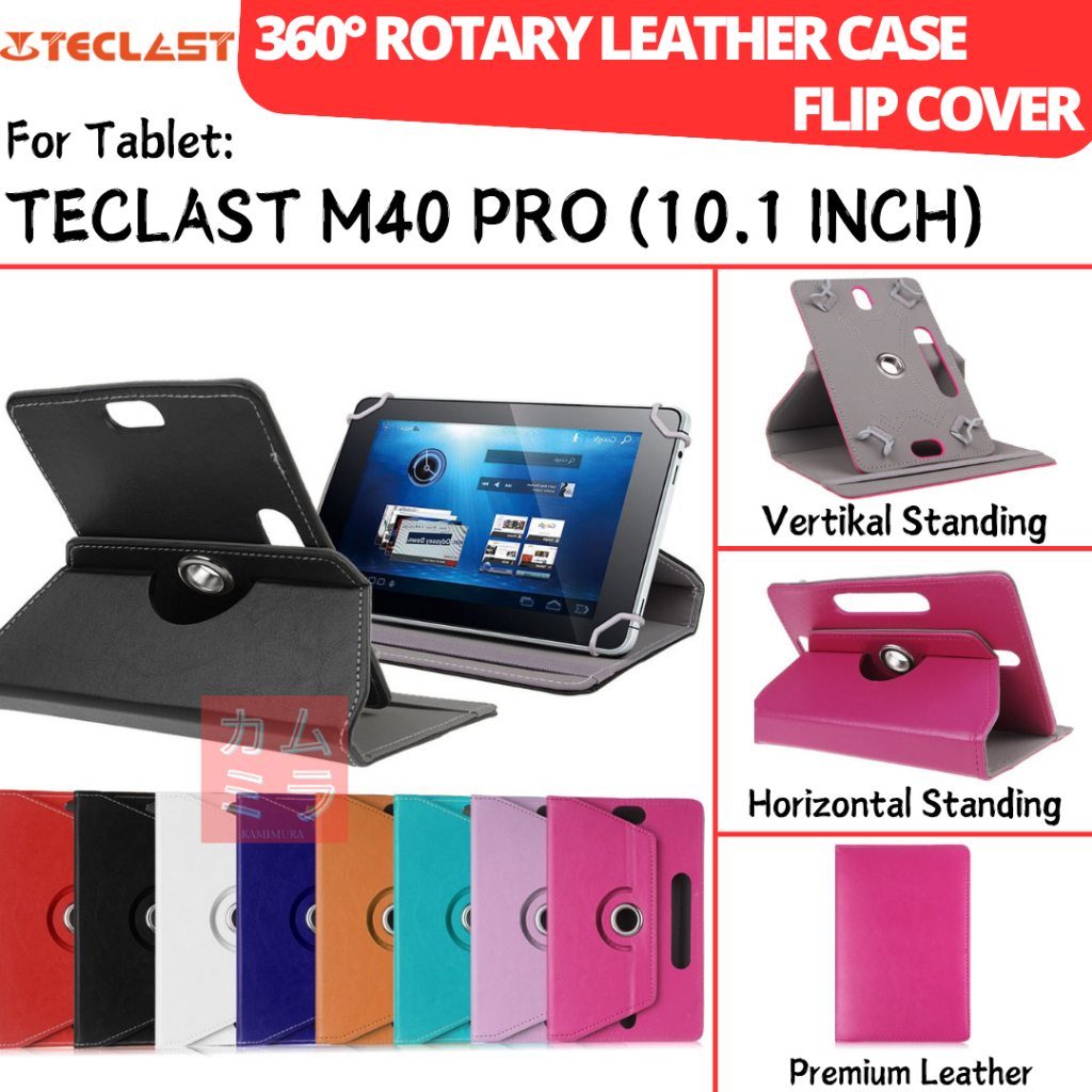TECLAST M40 M 40 PRO TAB 10.1 INCH 2021 BOOK COVER 360 ROTATING CASE LEATHER FLIP CASING