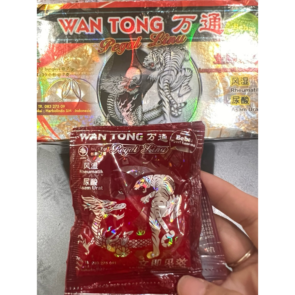 

jamu w an tong dijamin original satu kotak isi 30bks