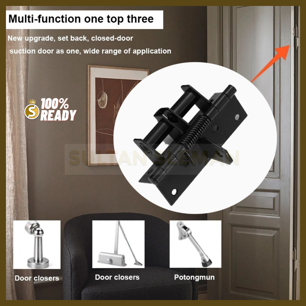 Engsel Otomatis Buka Tutup / Engsel Pintu Otomatis / Spring Door Closer Engsel
