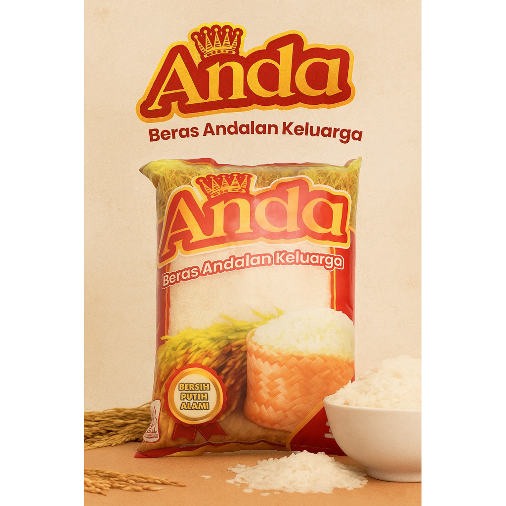 

Beras ANDA Premium - Beras Premium Merk Anda Berkualitas