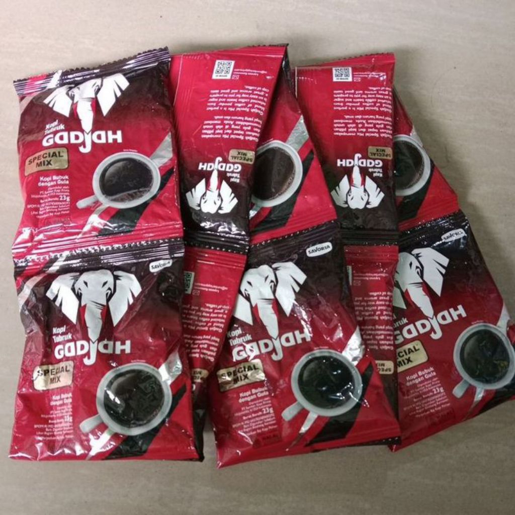 

Kopi Tubruk Gadjah Special Mix 10 Pcs