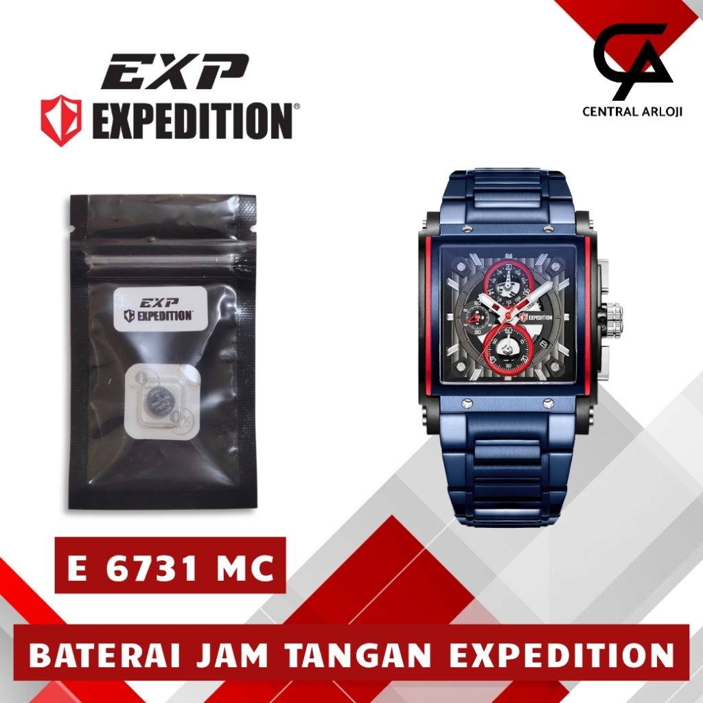 Baterai Jam Tangan Expedition E 6731 MC Original