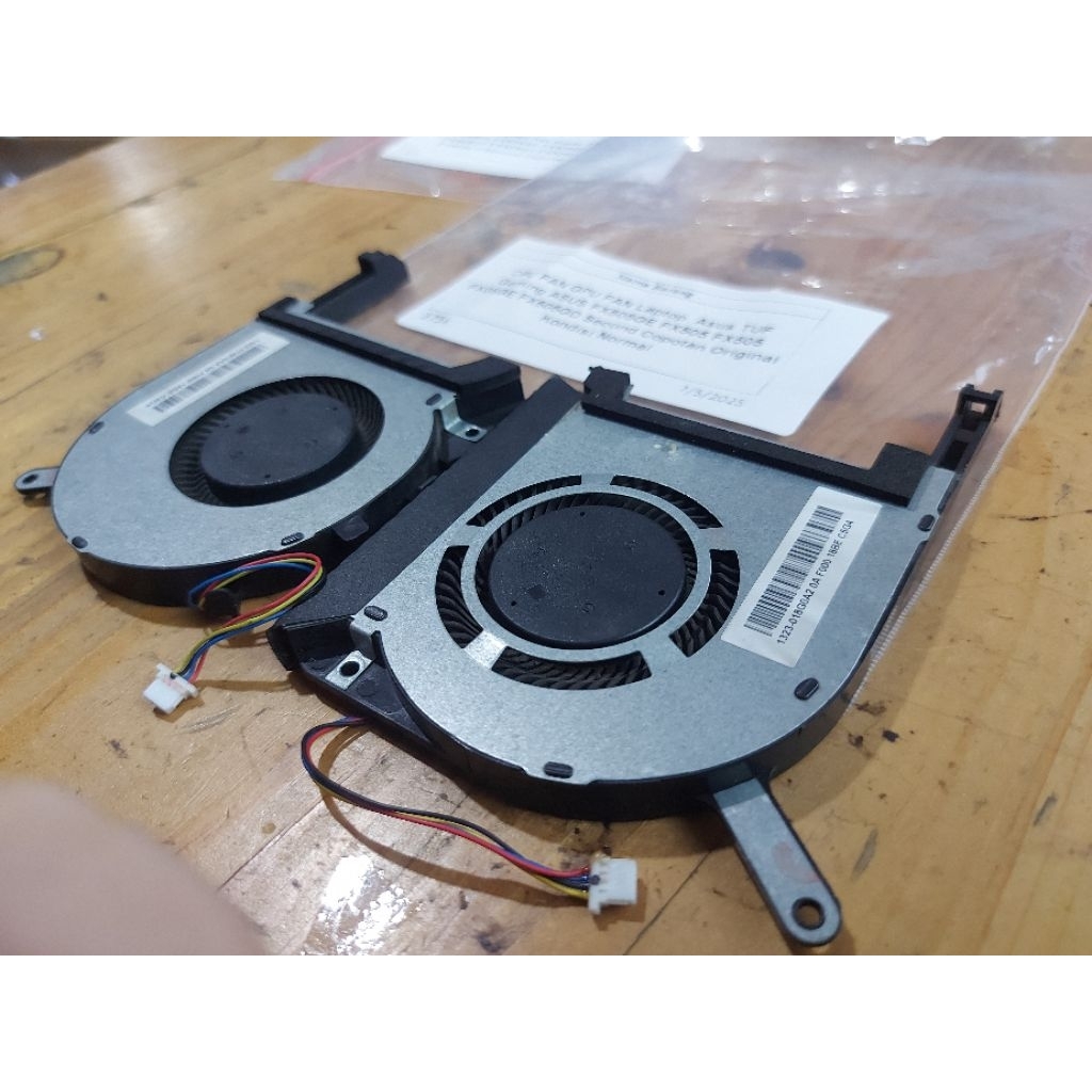 CPU FAN GPU FAN LAPTOP ASUS TUF GAMING ASUS FX505GE FX505 FX505 FX05GE FX505GD Second copotan ori ko