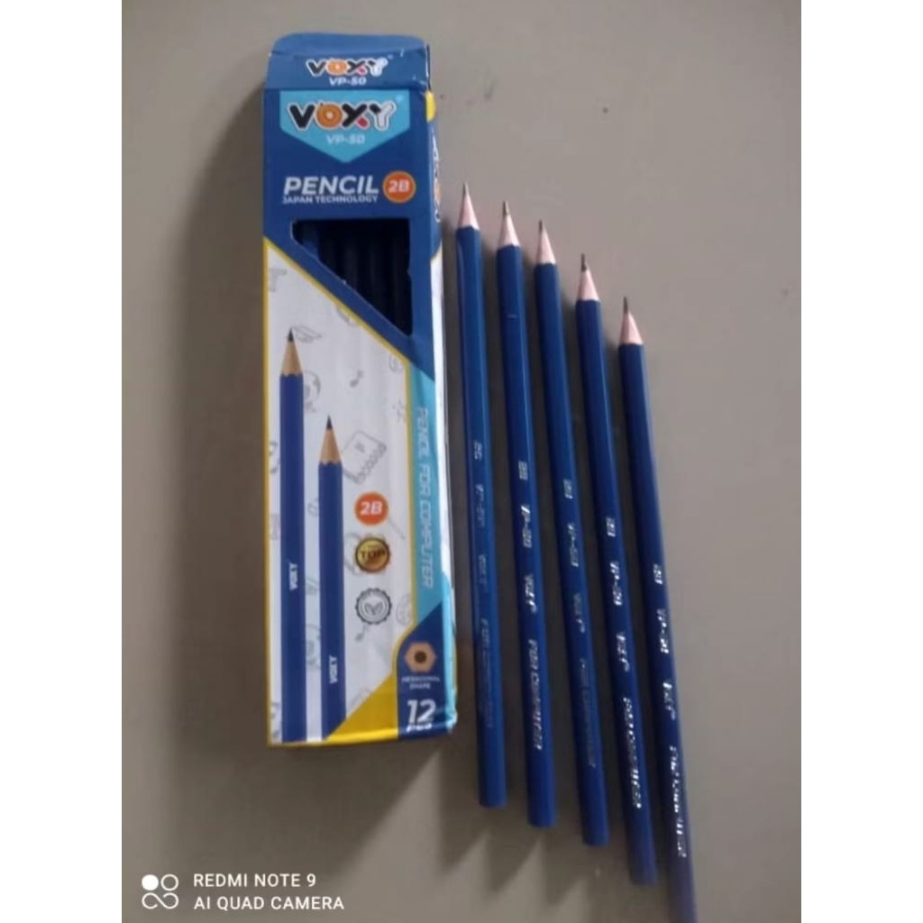 

12 PCS/ 1 Pak Pensil 2B
