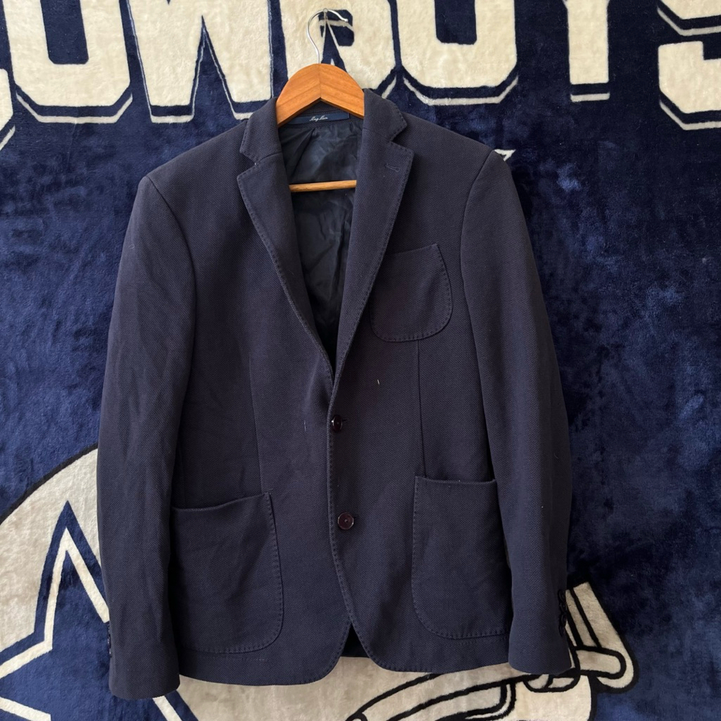 Blazer Knit Wool Mango Man