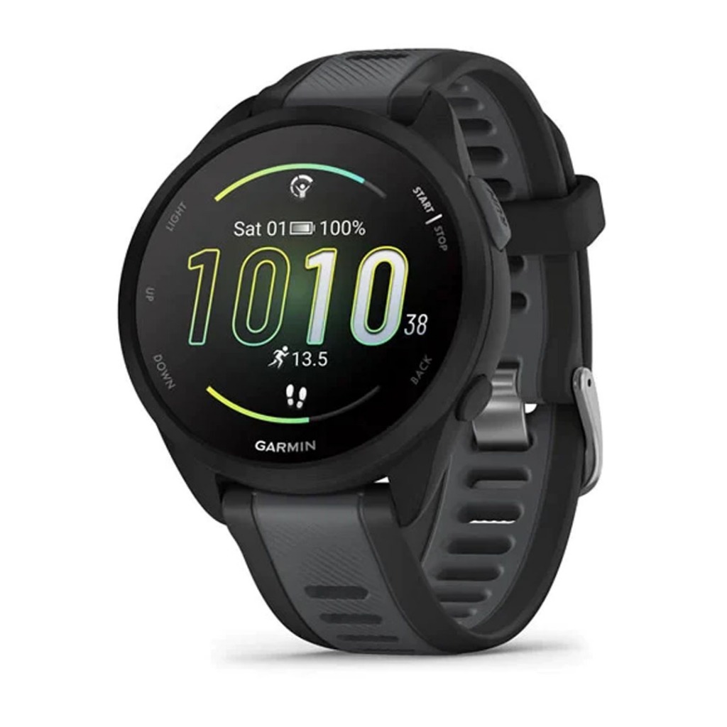 Smartwatch Jam Tangan GARMIN Forerunner 165 Non Music Black Slate - Running Watch Original