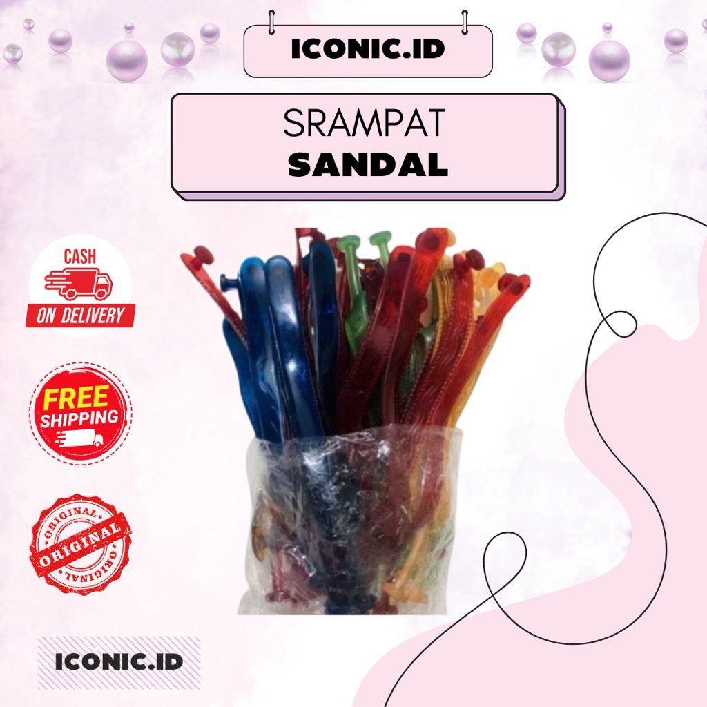 Iconic.id - Srampat Sandal / Srampat Sandal Warna / Srampat Sandal Sepasang