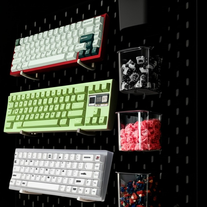 Keyboard Hook Mount Skadis Pegboard / Gantungan Keyboard untuk Skadis Pageboard