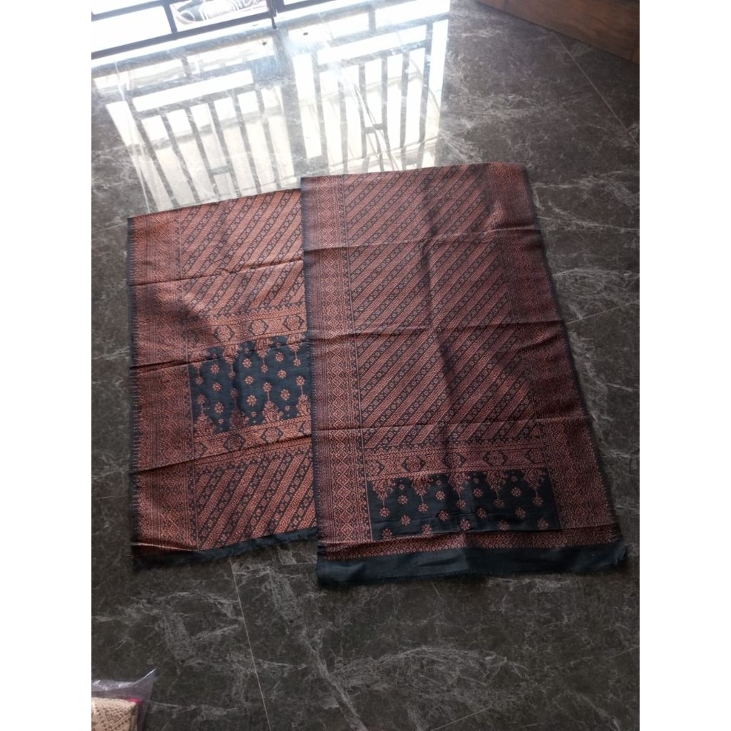 HARGA SALE songket tenun hitam tembaga/songket palembang asli tenun tangan